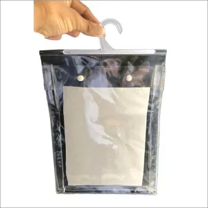 Pvc Hanger with Button Bag