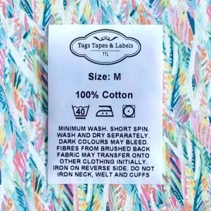Wash Care Label